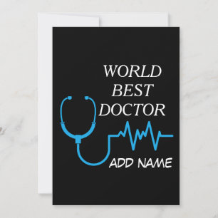 Cartão De Agradecimento Melhor Médico de Todos os Tempos Dia do Médico Agr