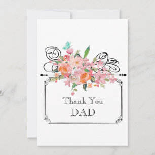 Cartão De Agradecimento Melhor Pai do Mundo