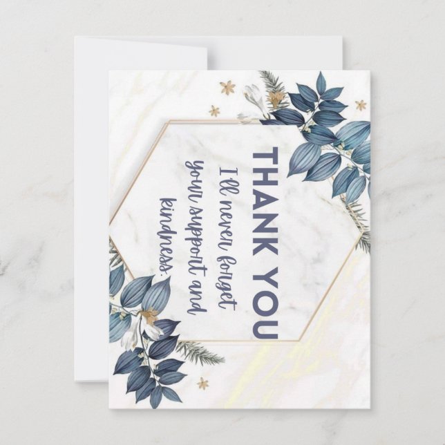 Cartão De Agradecimento melhor placa de obrigados de sempre (Frente)