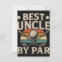 Melhor Tio pela Par Citação Engraçada de Golfe Car