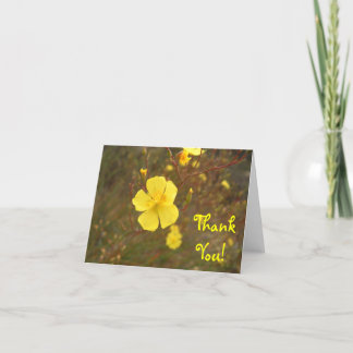 Cartão De Agradecimento Mellow Yellow Thank You