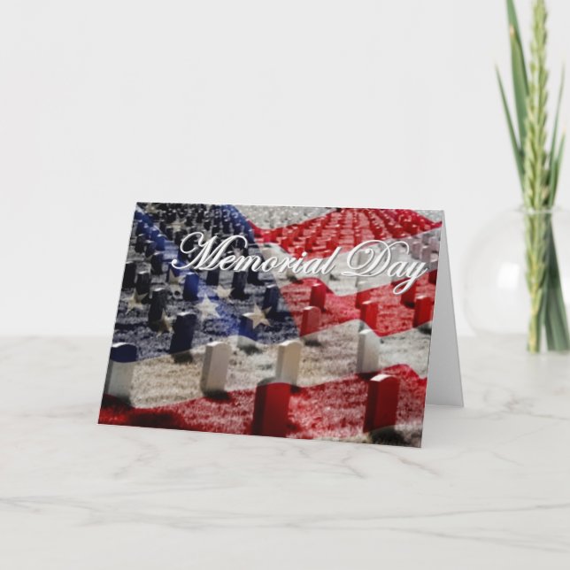 Cartão De Agradecimento Memorial Day (Frente)