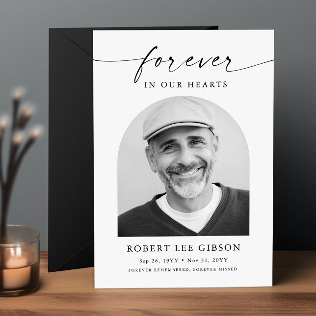 Cartão De Agradecimento Memorial Funeral da Moderna Simpatia de Bereavemen (Criador carregado)