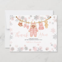 Menina de Rosa de Inverno Chuveiro de Bebê Flocos 