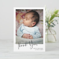 Mensagem de Foto de Bebê Recém-Nascido Minimalista