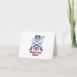 Cartão De Agradecimento Meow-der Bowl