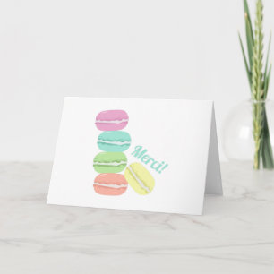 Cartão De Agradecimento Merci! Cookies