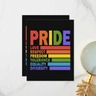 Cartão De Agradecimento Mês do Orgulho LGBT