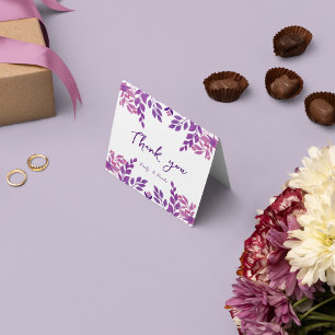 Cartão De Agradecimento Mesa