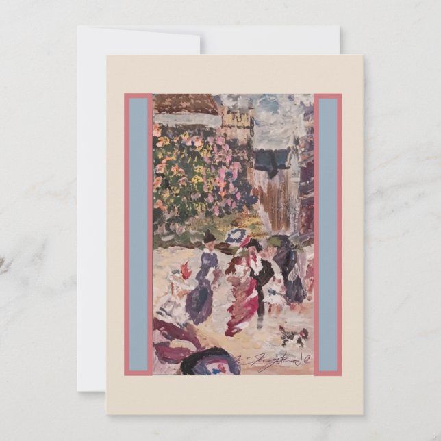 Cartão De Agradecimento meu estilo de represa de cavalo (Frente)