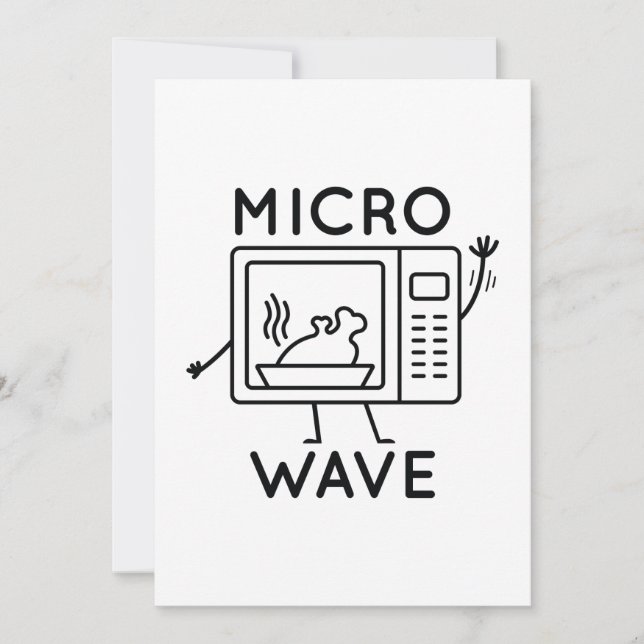 Cartão De Agradecimento Micro Wave (Frente)
