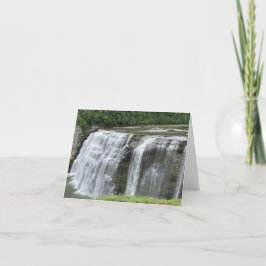 Cartão De Agradecimento Middle Falls (Ska-ga-dee) card