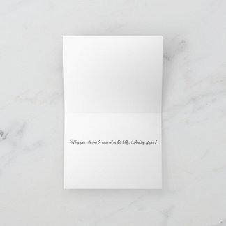 Cartão De Agradecimento Midnight Kitty Adventure_Thinking of You Card