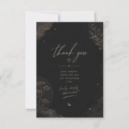 Cartão de Agradecimento Midnight Luxe