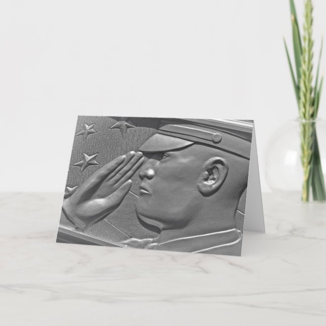 Cartão De Agradecimento Military Thank You Cards (Frente)