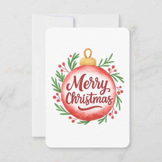 Cartão De Agradecimento Mini Christmas Sticker Set – Festive Holiday Sayin (Frente)