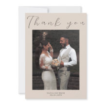 Minimalista Elegante Bege Simples Roteiro Casament