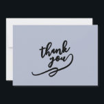 Cartão De Agradecimento Minimalista Profissional Moderno Elegante<br><div class="desc">Design Profissional Simples Moderno</div>