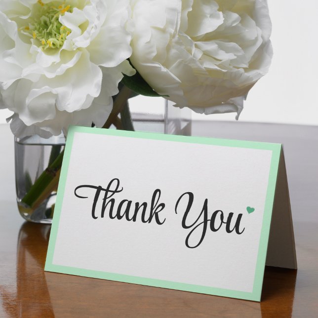 Cartão De Agradecimento Mint to Be Wedding Bridal Shower (Mint to Be Wedding Bridal Shower Thank You Card
)