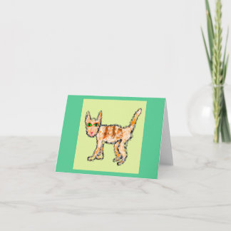 Cartão De Agradecimento Mippy A Gatinha 🐱