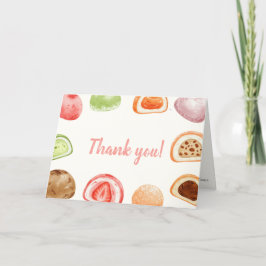 Cartão De Agradecimento Mochi-sweet and full of love!