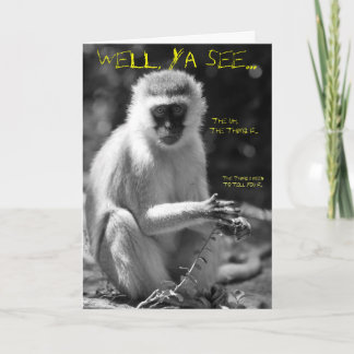 Cartão De Agradecimento Mock-bashful Thank You Card