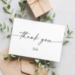 Cartão De Agradecimento Modern Branded Thank You<br><div class="desc">Small business thank you cards. Modern thank you.</div>
