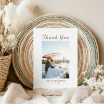 Modern Photo Minimal Couples Message Wedding