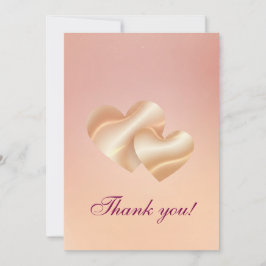 Cartão De Agradecimento Modern Wedding Thank You Card