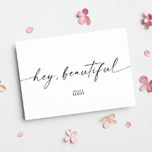 Moderno Branded Hey Linda Obrigada