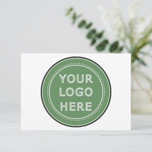 Cartão De Agradecimento moderno, minimalista e elegante personalizado