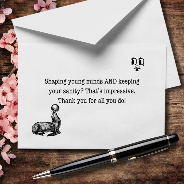 Cartão De Agradecimento Moldar Mentes Sem Perder Sua Impressão (Criador carregado)