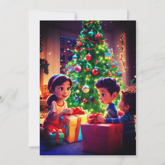 Cartão De Agradecimento 🎄 "Momentos Joyful: Desejando uma Feliz e Brilhan