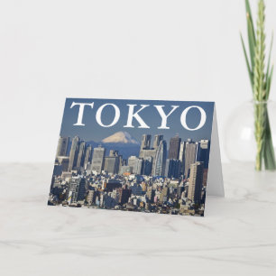 Cartão De Agradecimento Monte Fuji   Tóquio Japão   Obrigado
