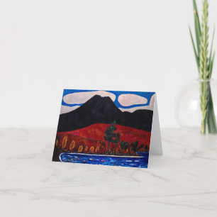 Cartão De Agradecimento Monte Katahdin, outono, 1939, por Marsden Hartley