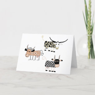 Cartão De Agradecimento Moo