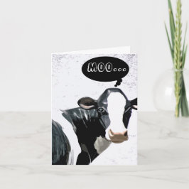 Cartão De Agradecimento Moo-chas Gracias