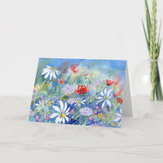 Cartão De Agradecimento Morning Meadow Blank Notecard