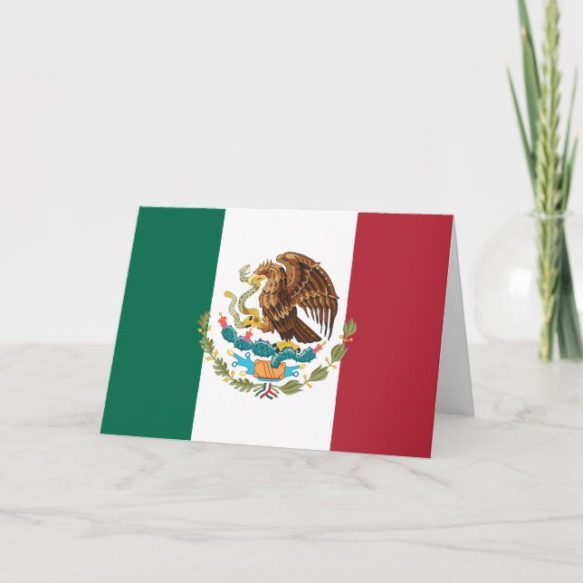 Cartão De Agradecimento Mostre suas cores - México (Frente)