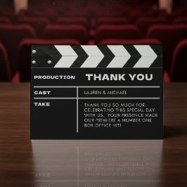 Cartão De Agradecimento Movie Film Clap Board