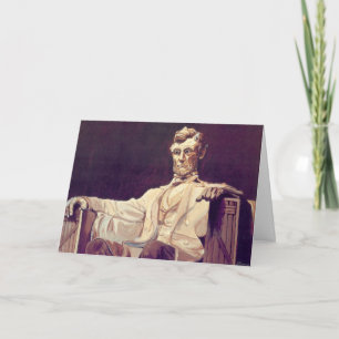 Cartão De Agradecimento Mr. Lincoln Looks Down Thank You Card