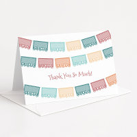 Muchas Gracias Papel Picado Chá de fraldas Mexican