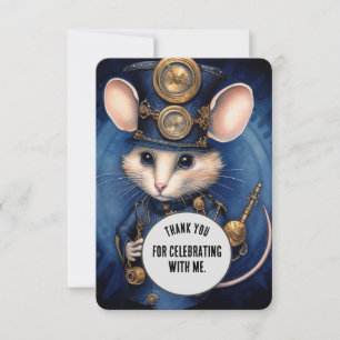 Cartão De Agradecimento Muffinpunt Obrigado Costume De Animais Vapor