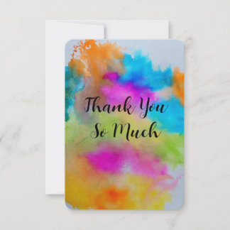 Cartão De Agradecimento Muito obrigado.