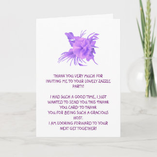 Cartão De Agradecimento Muito obrigado.