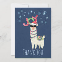 Muito obrigado | Lama de Natal com Flocos de Neve