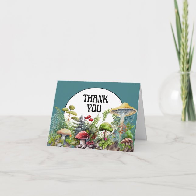 Cartão De Agradecimento Muito Obrigado, Tão MUSH Card (Frente)