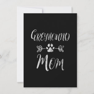 Cartão De Agradecimento Mulheres Greyhound Mãe Camisa Filha Italiana Grey