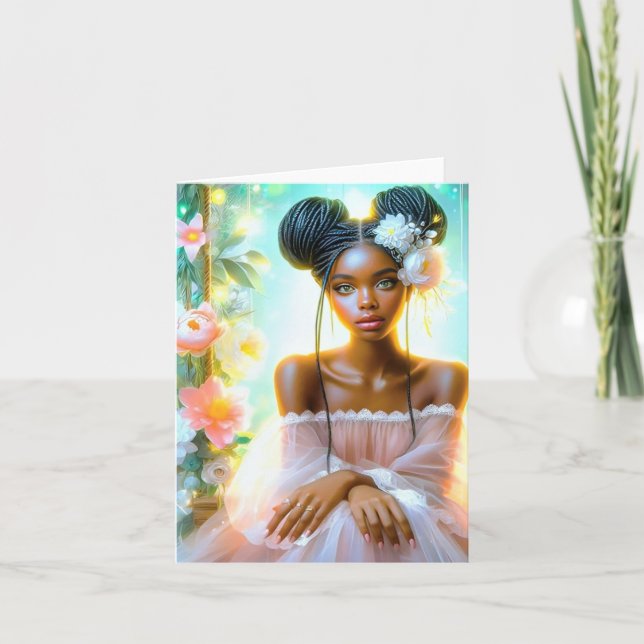 Cartão De Agradecimento Murmure d'Élégance, carte pour tous (Frente)