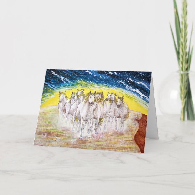 Cartão De Agradecimento Mustang Spirit (Frente)